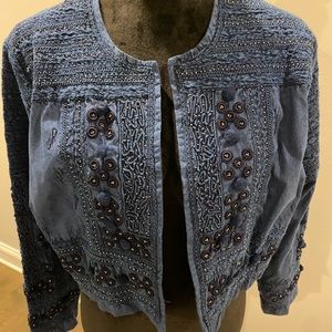 Soft Surroundings Bolero jacket.  Intricate detailing